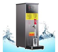 GUHPZA Chauffe-eau automatique, chauffe-eau commercial, chaudière à eau 25 l/40 l/50 l, machine à eau bouillante de type pas à pas, affichage LCD, entrée d'eau automatique, noir-40l