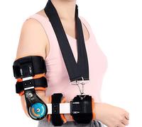 GUHPZA Coudière Articulée, Orthèse du Nerf Cubital pour Soulager Les Douleurs Articulaires, L'Arthrite, La Tendinite Et La Récupération Après Une Blessure Sportive, pour Femmes Et Hommes,Right