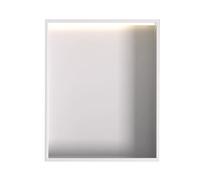 GUHPZA Étagère murale de douche en acier inoxydable - Étanche - Pas besoin de carrelage - Parfait pour ranger des articles de toilette - Crème 320 x 320 x 125 mm