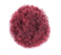GUHPZA Extensions De Cheveux Synthétiques Afro avec Cordon De Serrage, Queue De Cheval, Chignon, Extensions De Cheveux pour Femmes, Chignon Court Et Bouclé.,Q9 1T99J