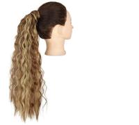 GUHPZA Extensions De Cheveux Synthétiques, Chignon Décoiffé, Bouclé, Ondulé, Queue De Cheval, Accessoires pour Cheveux pour Femmes.,Q19-12h24-22in(55cm)