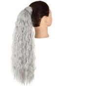 GUHPZA Extensions De Cheveux Synthétiques, Chignon Décoiffé, Bouclé, Ondulé, Queue De Cheval, Accessoires pour Cheveux pour Femmes.,Q19-1001A-22in(55cm)