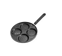 GUHPZA Marmite À Soupe, Poêle À Œufs, Poêle À Hamburger, Mini Poêle À Crêpes, Moule À Boulettes D'Œufs, Petite Poêle À Œufs À Quatre Trous, Wok