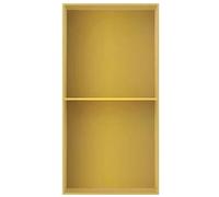 GUHPZA Niche De Douche en Acier Inoxydable, Quincaillerie De Salle De Bain Intégrée, Armoires À Pharmacie en Métal, Porte-Papier Toilette Décoratifs, Armoires De Range,Gold-28X70X12.5cm-11X27.5X5in