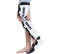 GUHPZA Orthèse De Cheville Réglable pour La Jambe, Genouillère Articulée Rom, pour Blessures du Ligament Croisé Antérieur (Lca), Ligaments Et Sports, Fractures, Récupération Postopératoi,Left-M