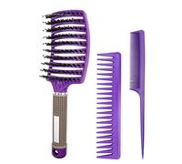 GUHPZA Peignes À Cheveux Peignes À Cheveux Peignes À Cheveux Et À Barbe Créatifs 3 Pièces pour Cheveux Bouclés Et Cheveux Fins Brosses À Cheveux Simples Faites À La M,B