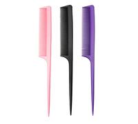 GUHPZA Peignes À Cheveux Peignes À Cheveux Peignes À Cheveux Et À Barbe Créatifs 3 Pièces pour Cheveux Bouclés Et Cheveux Fins Brosses À Cheveux Simples Faites À La M,E