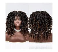 GUHPZA Perruques Lace Front Deep Wave en Cheveux Humains, Innovations en Matière De Dentelle : Découvrez Les Dernières Nouveautés en Matière De Coiffures Et Perruques,Dark Brown