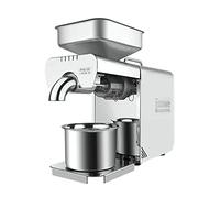 GUHPZA Presse à Huile Automatique, Presse à Huile de Cuisine Chaude/Froide, pour Avocat Noix de Coco Olive Lin cacahuète ricin Chanvre Perilla graines canola sésame qualité Commerciale