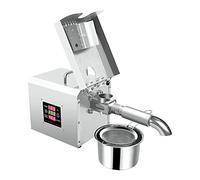 GUHPZA Presse à Huile Machine Extracteur d'huile Automatique Ménage Petite Presse à Huile en Acier Inoxydable, pressage à Chaud et à Froid, contrôle numérique de la température