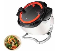 GUHPZA Robot De Cuisson Automatique, Robot Culinaire Professionnel À Tambour De 6 L, Chauffage 3D Intégral, Réglage De La Puissance Et De La Taille De La Cuve sur 3 Ni