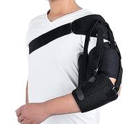 GUHPZA Sangle Fixe pour L'Articulation De L'Épaule, Attelle Stabilisatrice Réglable pour Le Coude, Équipement De Rééducation pour Hémiplégie, Soulagement des Douleurs Articulaires du Bra