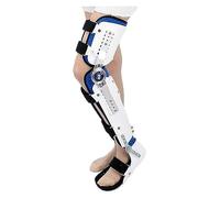 GUHPZA Support De Fixation Réglable pour Articulation De La Hanche, Genou Et Cheville, Orthèse De Jambe, Attelle Portable À Charnière D'Abduction, Orthèse Plantaire Adaptée Aux