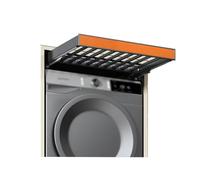 GUHPZA Tiroir Coulissant en Alliage D'Aluminium pour Pantalons, Séchoir À Vêtements Invisible pour Armoire Intégrée, Panier Coulissant Gain De Place,Orange-764-814mm
