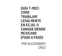 Guía T-MEC- Cómo trabajar legalmente en EE.UU. o Canadá siendo mexicano (Paso a Paso)