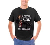 GUI KE T-shirt-STEVE-VAI-INVIOLATE-TOUR-Concert-Album-Adult-S-5XL-Youth-Toddler Black XL