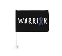 Guichet de fenêtre pour voiture, drapeau de sensibilisation au syndrome du côlon irritable (12 x 18 pouces), protection solaire, bannière double face pour camion