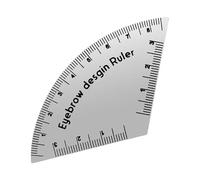 Guida Sopracciglia Strumento Trucco Donna - Stencil Sopracciglia - Righello Portatile Precise en PVC - 8,2 x 4,3 cm - Leggero 2 g - Idéal pour maquillage Quotidiano A Casa O In Viaggio