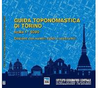 Guida toponomastica di Torino con numeri civici e sensi unici 1:5.000