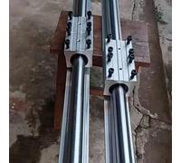 Guidage Linéaires Rail Rail De Guidage Linéaire SBR25 1500 1200 1000 800 600 Mm, Rails Linéaires Vis Billes Imprimantes/graveurs, Kit Rail Guidage Entièrement Supporté(2 pack,Length 2000mm)