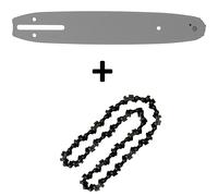 GT GARDEN - Guide 10 pouces (26 cm) avec chaîne 40 maillons pour tronçonneuse élagueuse 25 cm3