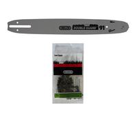 Guide 14 pouces avec chaîne 52 maillons OREGON pour tronçonneuse GT ELEC