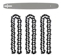 GFT Distribution Guide pour tronçonneuse 18 pouces (45 cm) – Lot de 3 chaînes 72 maillons
