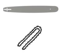 Guide 20 Pouces (50 cm) pour tronçonneuse - FOLAYA - Chaîne incluse - 76 maillons