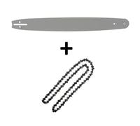 Guide 22 pouces (55 cm) avec chaîne 85 maillons pour tronçonneuse