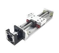 Guide à double rail, module fermé, rails de guidage linéaires, table coulissante en aluminium, platine manuelle, rail linéaire, axe XYZ, couvercle anti-poussière, 1 pièce (support moteur 86, 700 mm