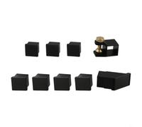 Guide à queue d'aronde pour le travail du bois avec jauge d'angle de 45°/90° pour le marquage et la coupe, compatible avec les joints de 1:4 à 1:9, outil de mesure de charpentier en plastique