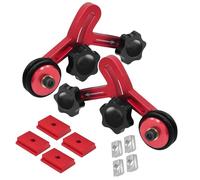 Guide à rouleaux avec roulement anti-rebond pour tronçonneuses de table, établis, alimentation en bois stable, vibrations, design amortisseur, assemblage de rouleaux en plumes, robuste