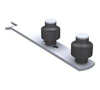 Mantion Guide à scellement horizontal 1092 réglable 2 olives zytel Ø 45 mm