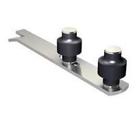Guide à scellement horizontal réglable 1092 SA - 2 olives zytel - Ø 45 mm - 1092