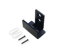 Guide au sol pour portes de grange avec rouleau de maintien réglable conçu pour les portes coulissantes inférieures pour éviter les balancements et maintenir la stabilité de la porte