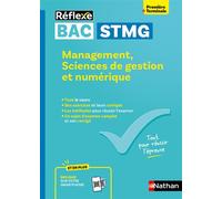 Guide Bac STMG - Spécialité Management, sciences de gestion et numérique 1re/ Tle - Réflexe - N° 27 - Caroline Gonnet - Nathan - broché - Scolaire / Universitaire