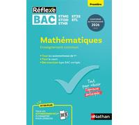 Guide Bac Techno - Mathématiques Enseignement commun Première - Réflexe N°99 - Olivier Le Dantec - Nathan - broché - Scolaire / Universitaire