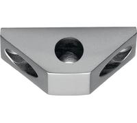 Guide-barre pour support Vario pour barre ronde 10mm argent anodisé DENI