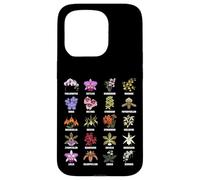 Guide botanique des Types de Fleurs d'orchidée Coque pour iPhone 15 Pro