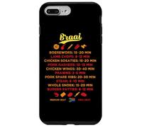 Guide Braai d'Afrique du Sud BBQ Grilling Times Boerewors Steak Coque pour iPhone 7 Plus/8 Plus