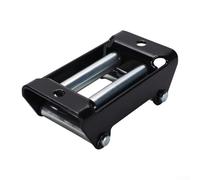Guide-câble de treuil avec cadre en acier et rouleaux en acier inoxydable pour treuils VTT, supporte une charge de 2 500 kg et améliore la longévité et la performance du câble (2 500 à 165 kg)