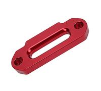 Guide-câble Hawse en Aluminium pour Treuils Capacité de 124mm/4,9 Pouces 2500 à 4000lbs Entretien Rouge Accessoires de Remplacement pour ATV Corde de Treuil
