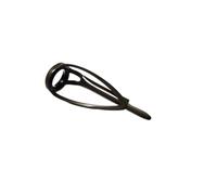 Guide Canne a Peche Kit de réparation Guide Canne à pêche, 2 pièces, for Spinning et Casting en Eau salée(Frosted Dark-Gray 6,Pipe Inner 2.2mm)