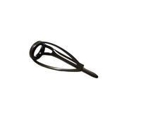 Guide Canne a Peche Kit de réparation Guide Canne à pêche, 2 pièces, for Spinning et Casting en Eau salée(Frosted Dark-Gray 10,Pipe Inner 3.2mm)