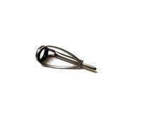 Guide Canne a Peche Kit de réparation Guide Canne à pêche, 2 pièces, for Spinning et Casting en Eau salée(Frosted Silver 5,Pipe Inner 1.8mm)