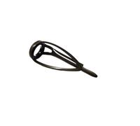 Guide Canne a Peche Kit de réparation Guide Canne à pêche, 2 pièces, for Spinning et Casting en Eau salée(Frosted Dark-Gray 12,Pipe Inner 1.2mm)