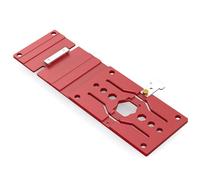 Guide carré de scie sur piste 340 mm 90 degrés à angle droit en aluminium en alliage de scie circulaire pour le travail du bois