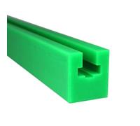 Guide-chaîne de transmission 08B-1 1 mètre, en plastique à ultra-haut poids moléculaire (UPE), avec rainure for chaîne machine