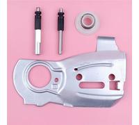 Guide-chaîne for tronçonneuse à essence professionnelle Hus 340 345 350, bouchon de piston de pompe à huile, engrenage à vis sans fin, accessoires