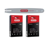 Guide-chaîne Oregon VersaCut Kombo + 2x chaîne de tronçonneuse 35 cm 3/8" LP 1,3 mm 50 TG ( 559166 )